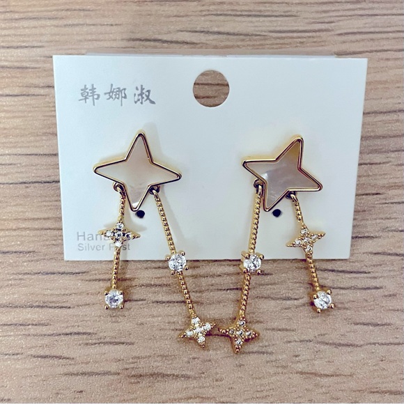 Hanasui Sliver Post Star Earing - Picture 1 of 1